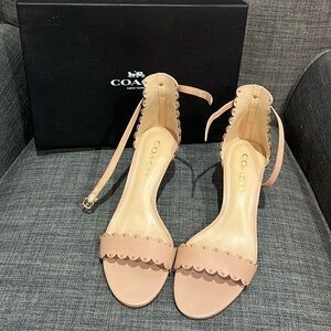 New Coach Beige Sandals